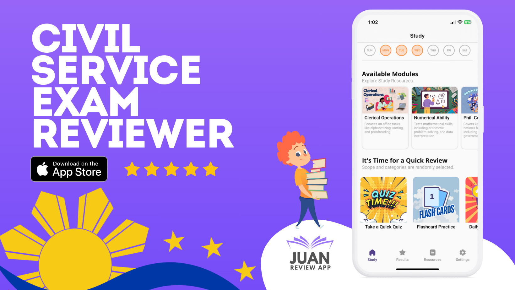 Civil Service Reviewer App
